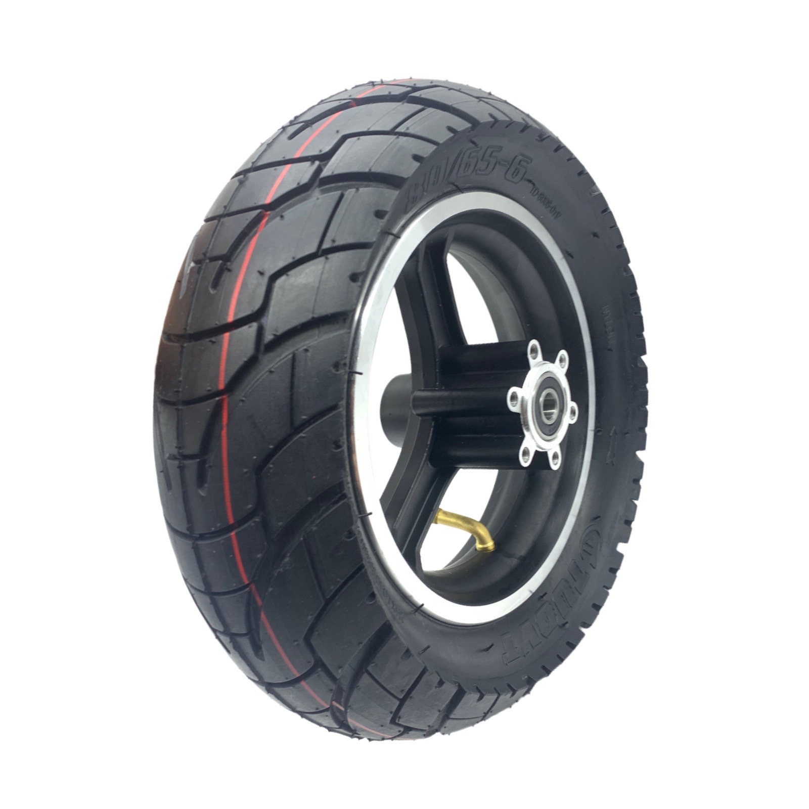 TUOVT80/65-6加厚电动滑板车10寸公路轮胎碟刹轮毂充气内外胎