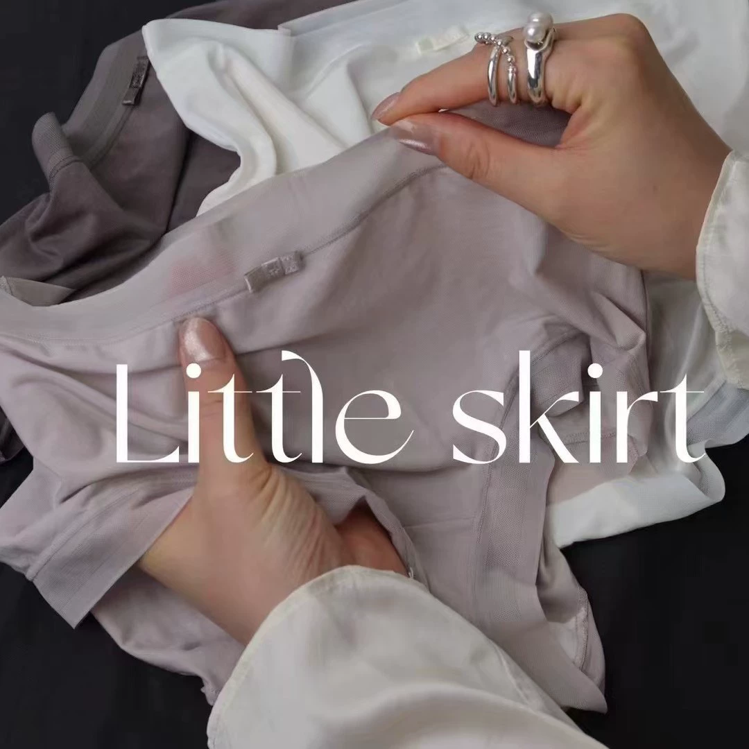 Юбка Xiaolan 6277 содержит нежное женское нижнее белье из шелковицы 80S, шелковистое эластичное нижнее белье, закрывающее бедра, четырехсезонное, 100 хлопковое дно