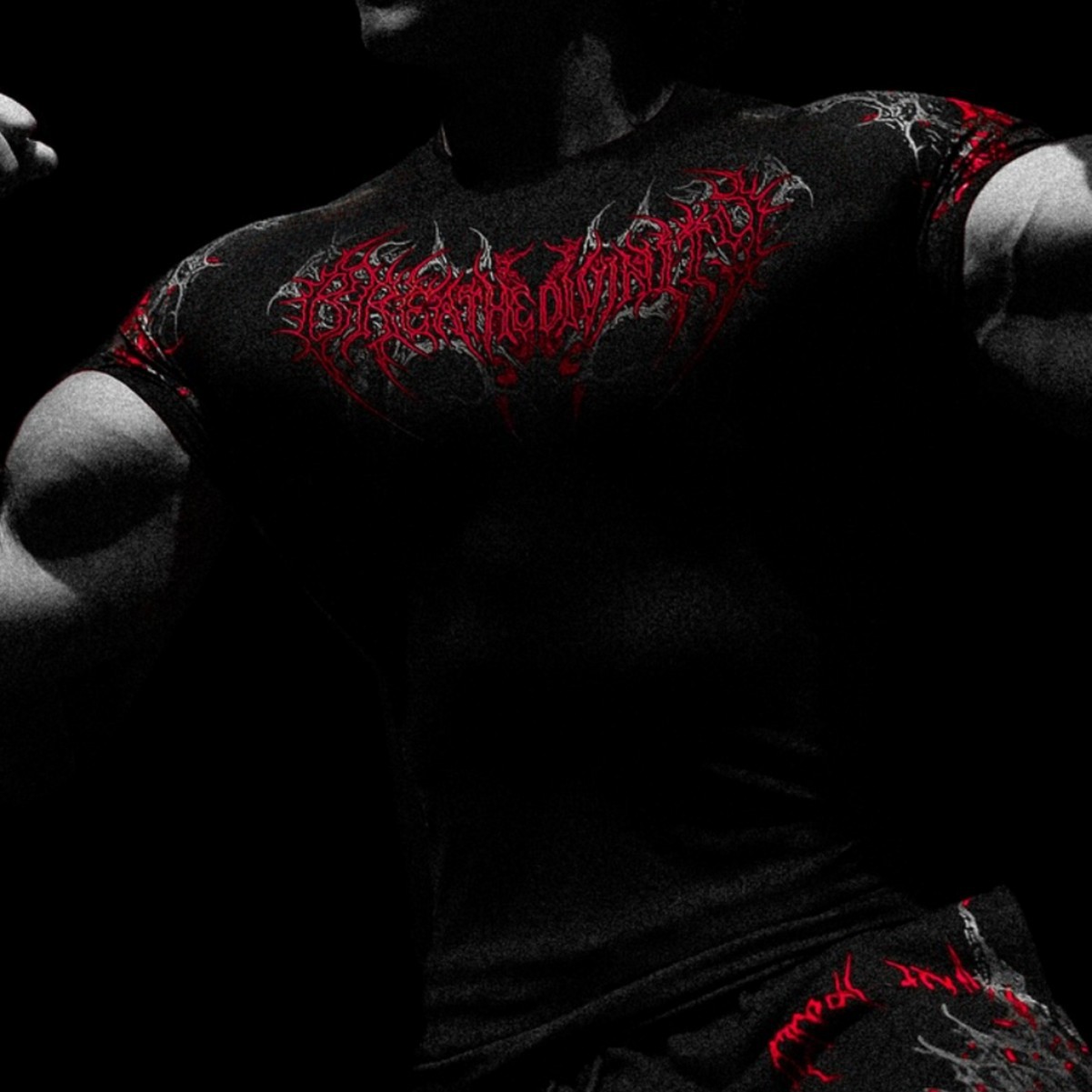 Breathedivinity Men's Fitness Top Sports Training Stretch Tight T-Shirt Cycling Quick-Dry Clothing 008_viptrois.com