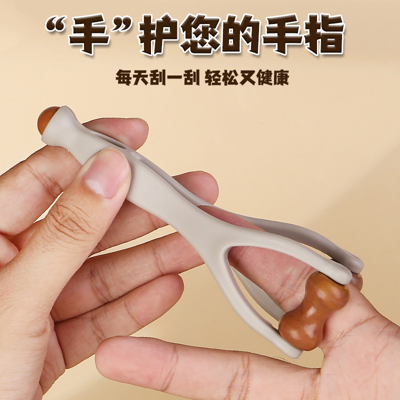 【Dropshipping】New Finger Massager Roller Clip for Hand Joint Acupoint Meridian Therapy and Finger Scraping Tool 【Dropshipping】New Finger Massager Roller Clip for Hand Joint Acupoint Meridian Therapy and Finger Scraping Tool