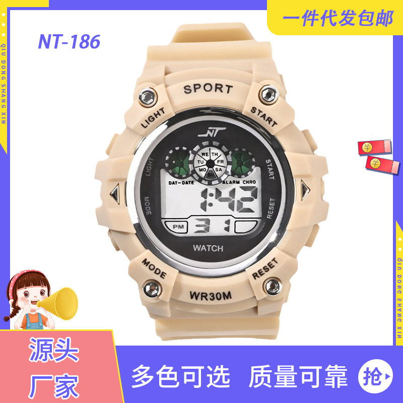 Electronic Watch New Student Sports Korean Version Simple Men's and Women's Sports and Leisure Watches Trendy Luminous Manufacturer Wholesale