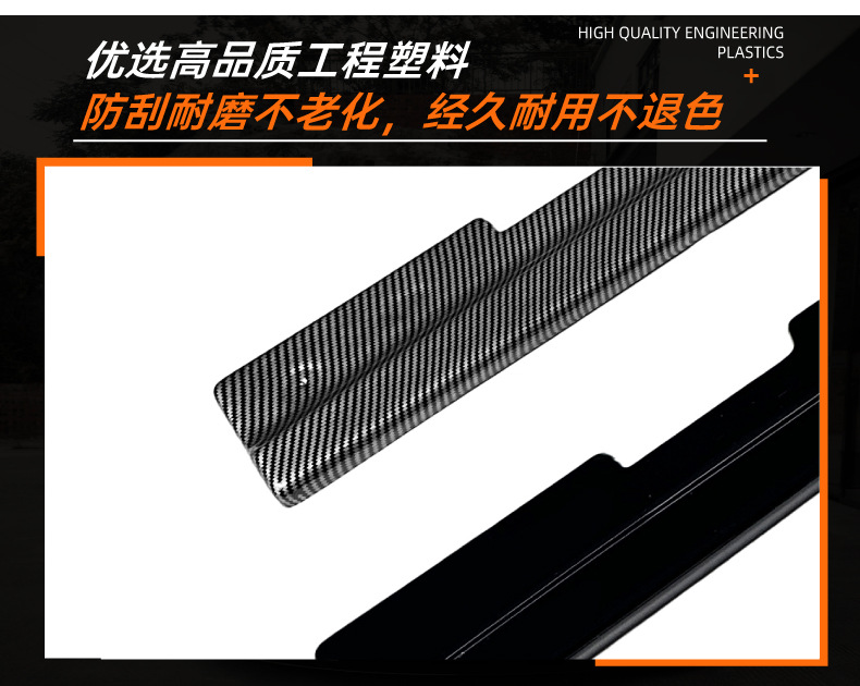 Suitable for Mini Cooper F55 2014-2024 Four-Door Standard Version Side Skirt Spoiler Modification Accessories