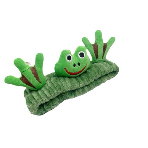 Korean version of cute cartoon funny selling cute frog headband girls face washing party party wash little frog headband