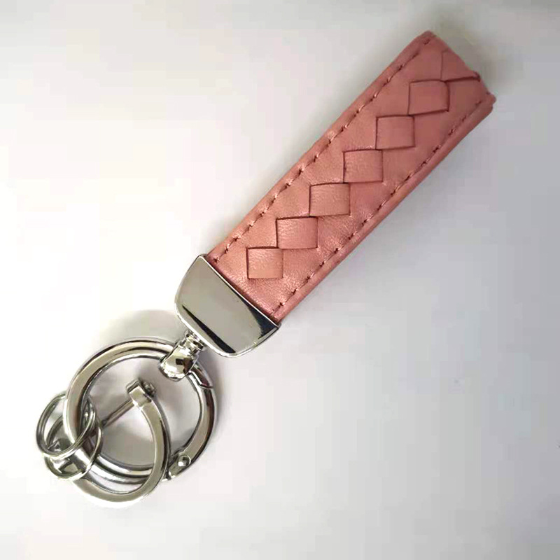 Simple Style Rhombus Pu Leather Zinc Alloy Women's Bag Pendant Keychain display picture 12