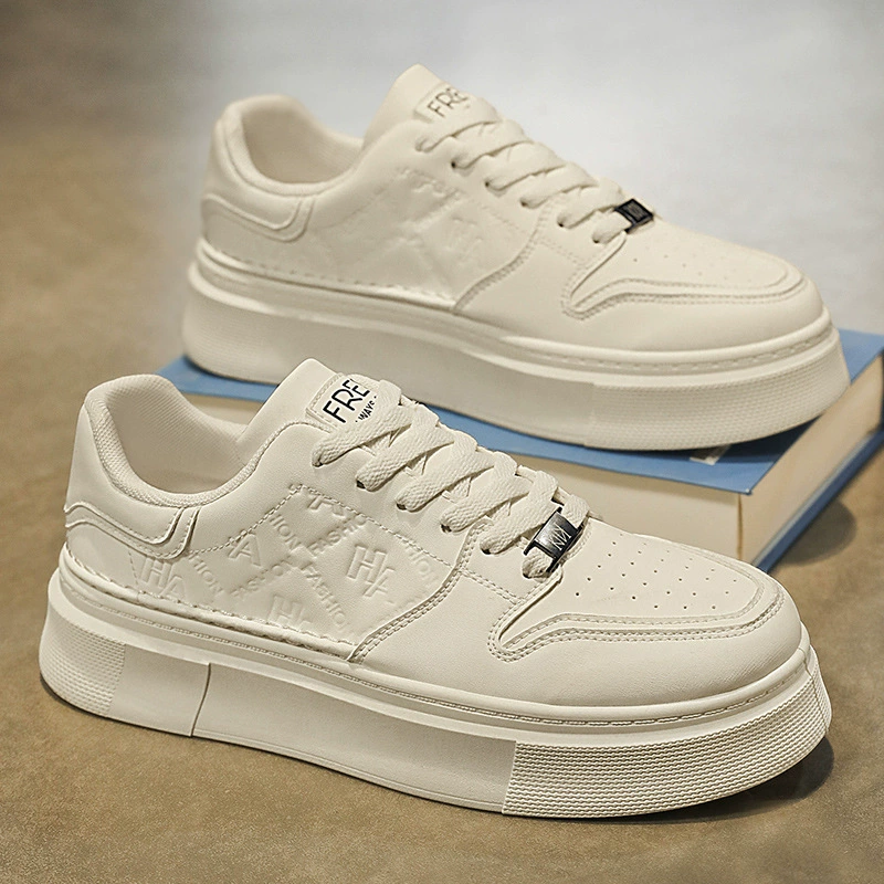Летняя мужская обувь новая дышащая маленькая белая обувь для студентов мужского пола модная дикая спортивная обувь на толстой подошве повседневная обувь