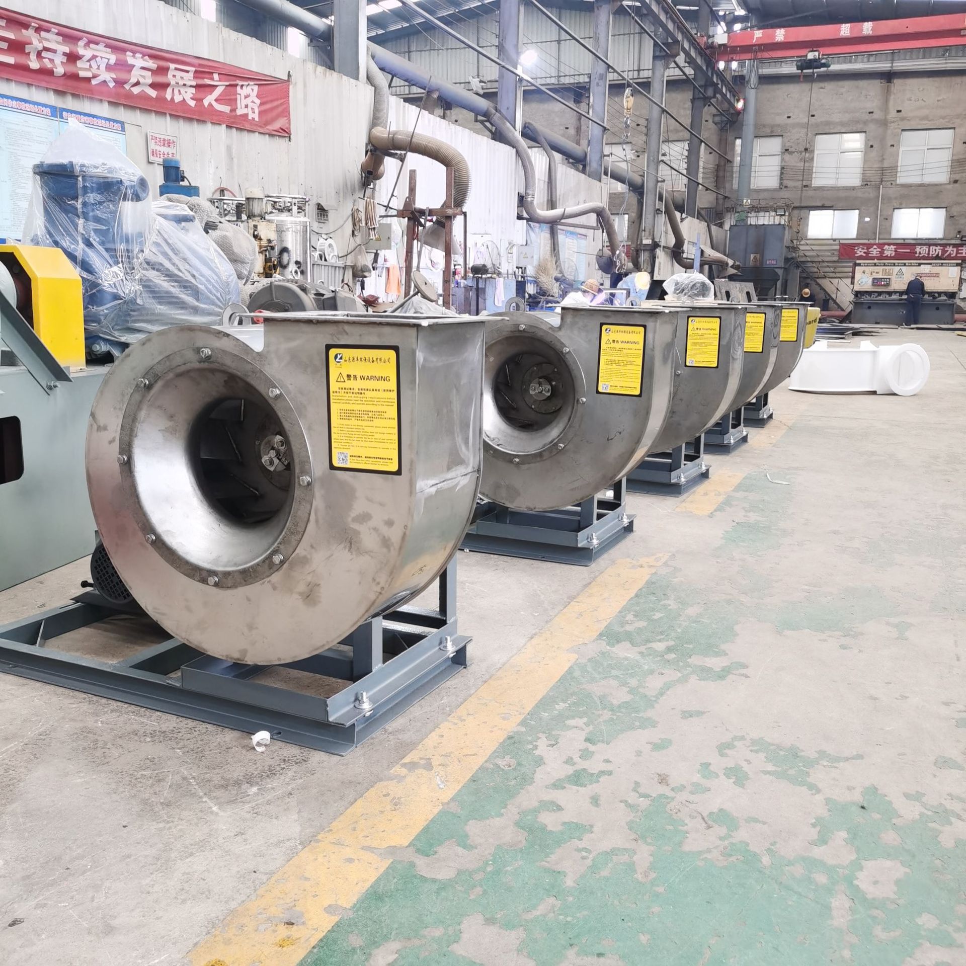 源丰牌 耐高温不锈钢风机316材质离心风机耐高温500℃耐酸碱