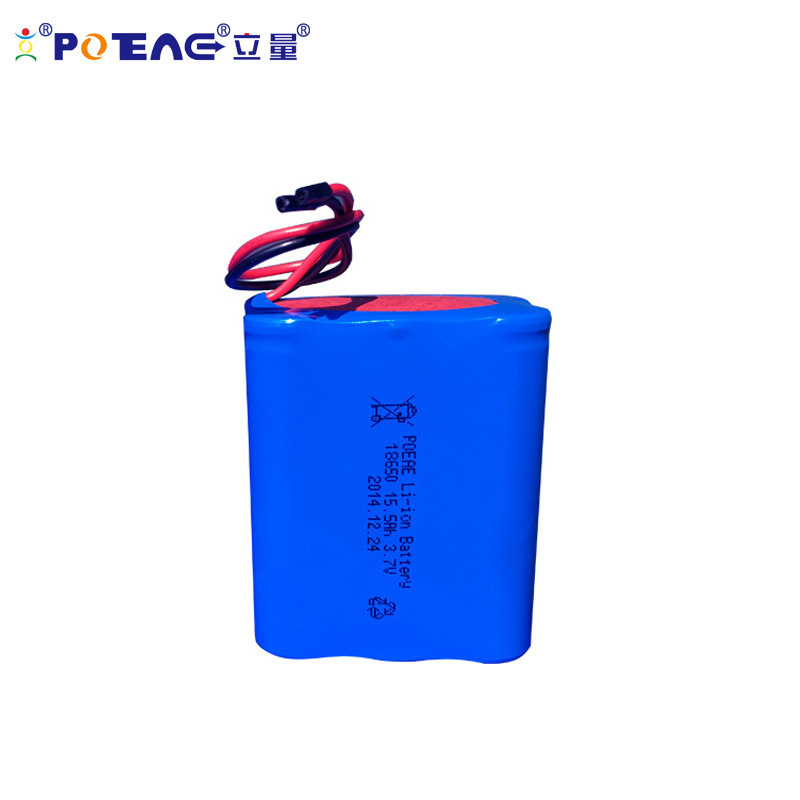 POEAE リチウム電池 3.5Ah 心電図モニター用電池 スポットライト 18650 リチウム電池 3.7v 保護基板付き|undefined
