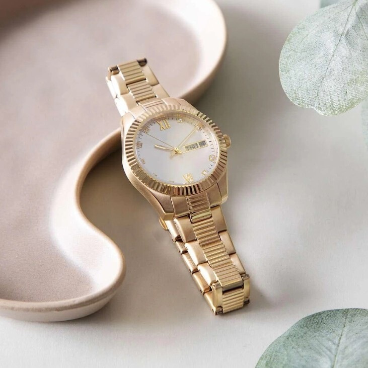 Foreign trade FS women's watch ES5198 Scarlette steel band Fossil watch ES5199/ES5200/ES5206 Foreign trade FS women's watch ES5198 Scarlette steel band Fossil watch ES5199/ES5200/ES5206