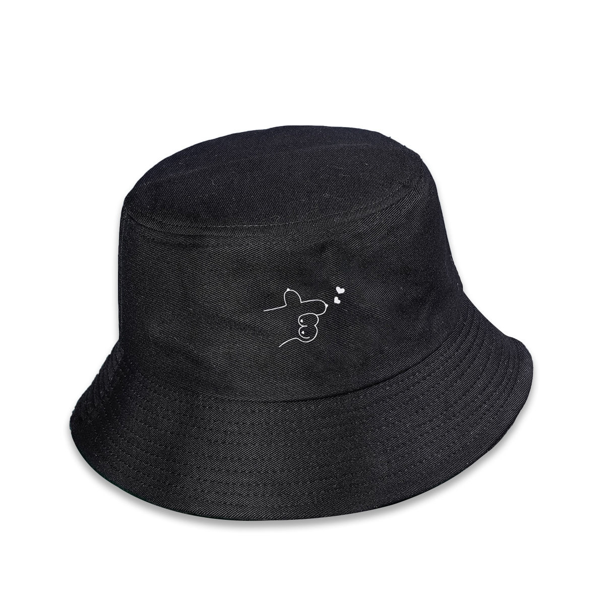 Sombrero Pescador con Diseño de Corazón, Ala Ancha con Protección Solar, para Primavera y Verano image 8