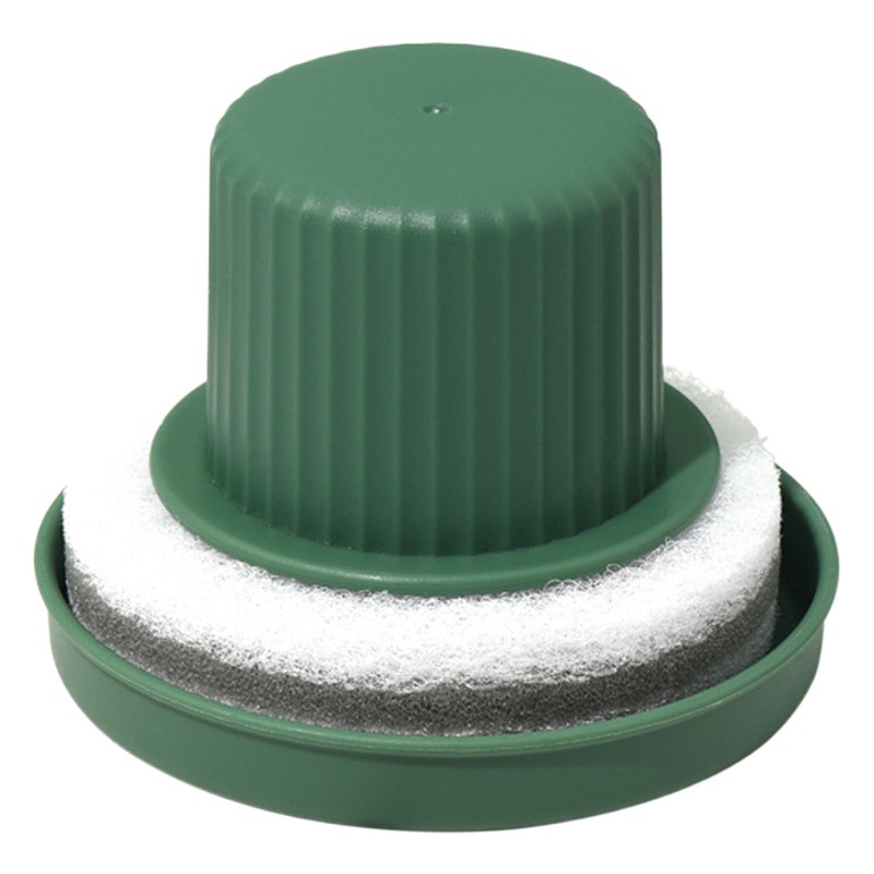 Cepillo de esponja de bandeja de diseño propio cepillo de limpieza de lavabo cepillo de lavado de fregadero de baño cepillo de bañera de encimera