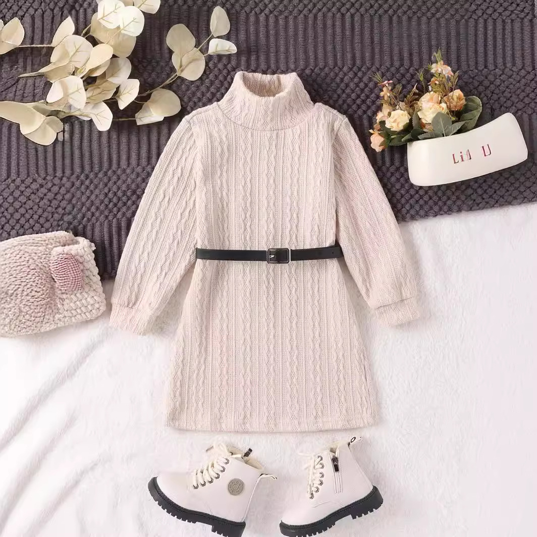 2024 autumn new long sleeved with three-dimensional texture, casual and personalized dress_voghion.com