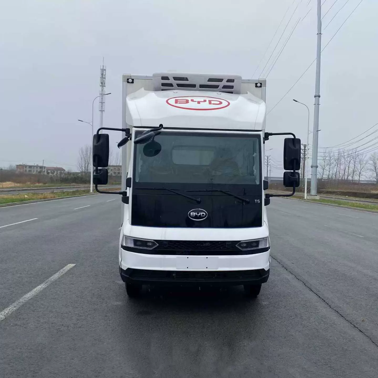 比亚迪纯电动冷藏车 4米2混动冷链车 学校食材运输专用保温车