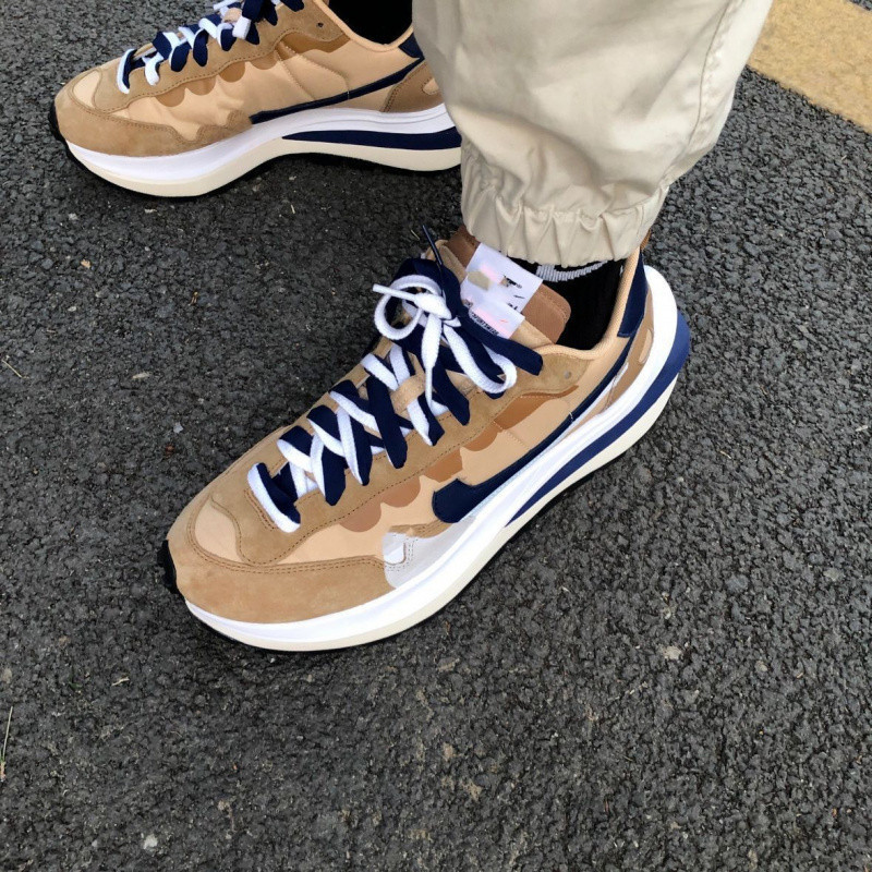 Sacai 3.0 Waffle Third Generation Collaboration Deconstructed Height-Increasing Shoes Resistant Official Men's and Women's Sports Casual Dad Shoes