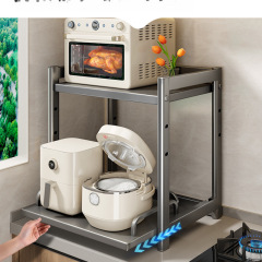 炊飯器ラックキッチンカウンタートップ電子レンジラック多機能エアフライヤー層状デスクトップオーブンラック