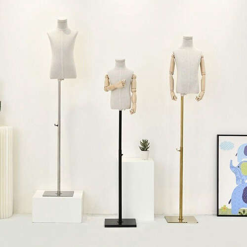 Children's model display stand Korean version of children's clothing store window props half-length clothing children's stand mannequin independent stand