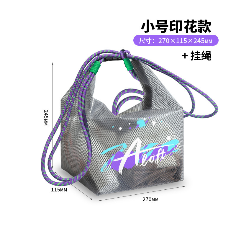 Printed english model-grey small size [with lanyard]