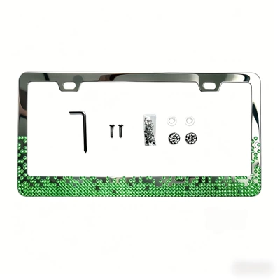 Is Suitable for License Plate Frames | License plate holder/license plate holder - green-1pcs