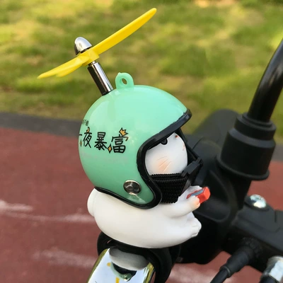 Car ornaments Car Decoration Bicycle Decoration - strap-style-yellow-bamboo-gets-rich-overnight-kitten