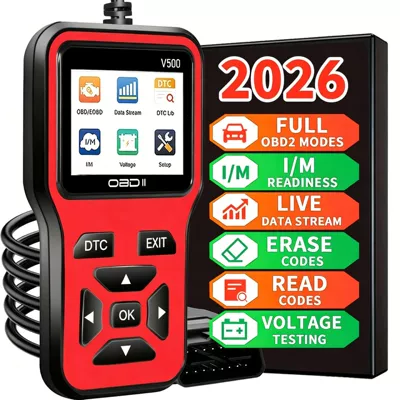 V500 Avtomobil Nasazlıq Detektoru Diaqnostika Cihazı Obd2 Dekoder