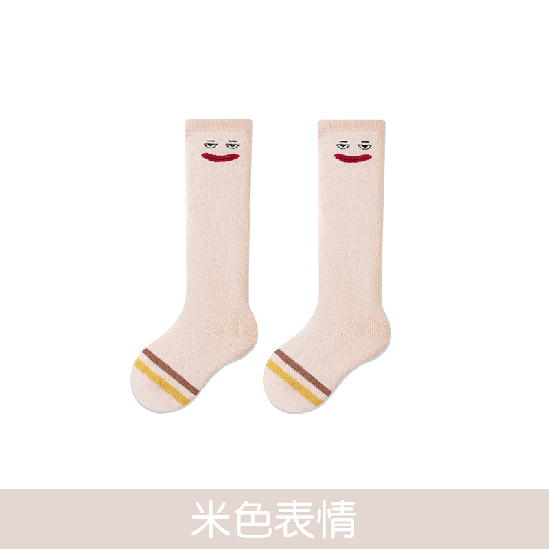 Nueva Otoño Invierno de Los Niños calcetines de Terry bebé engrosada calcetines calientes calcetines de los niños de dibujos animados calcetines del bebé