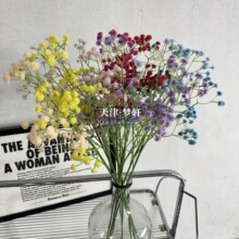 仿真软胶大满天星婚庆手捧花装饰配件 小清新手感塑料彩色满天星