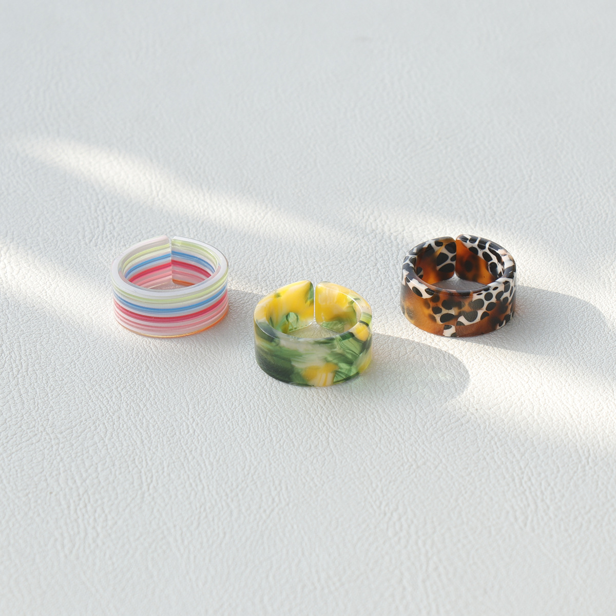 Women'S Gender 1 Set Fashion Geometric Resin Women's Open Ring