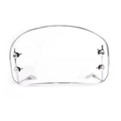 Motorcycle Modified Transparent Windshield, Motorcycle front windshield - transparent-30pmma-stainless-steel-screws