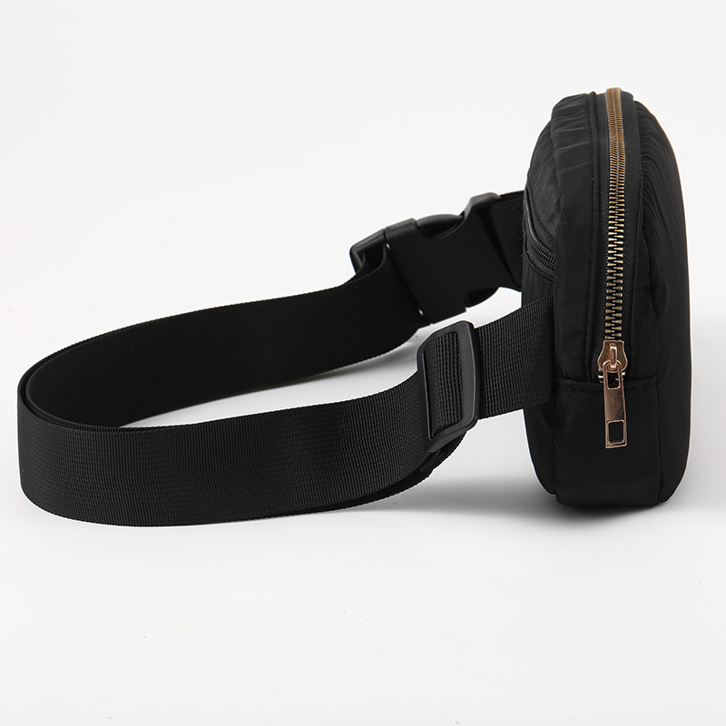 All Seasons Season Unisex Gender Streetwear Style Square Shape Unisex Streetwear Solid Color Nylon Anti-theft Waist Bags