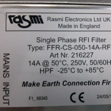 FFR-CS-050-14A-RF1  ELECTRONICS LTD UK  滤波器