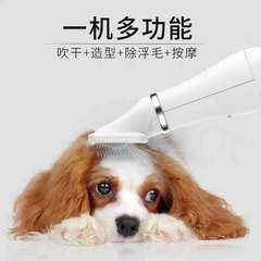 All-in-one pet hair dryer and combing machine, dog grooming and styling bath hair dryer, cat bath and quick-drying hair dryer