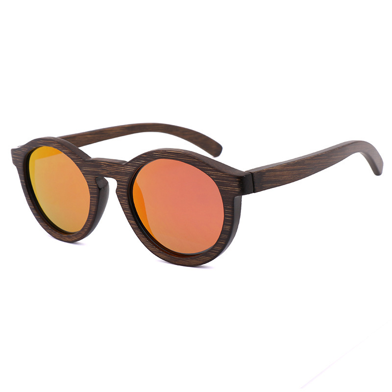 2021 outdoor cycling bamboo glasses vintage full frame men women polarized sunglasses in stock