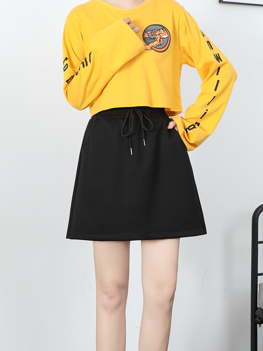 Summer elastic skirt