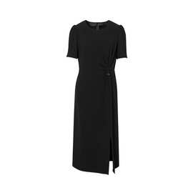 商场同款2024春新款女装气质高级感小黑裙连衣裙茶歇裙1F3990141