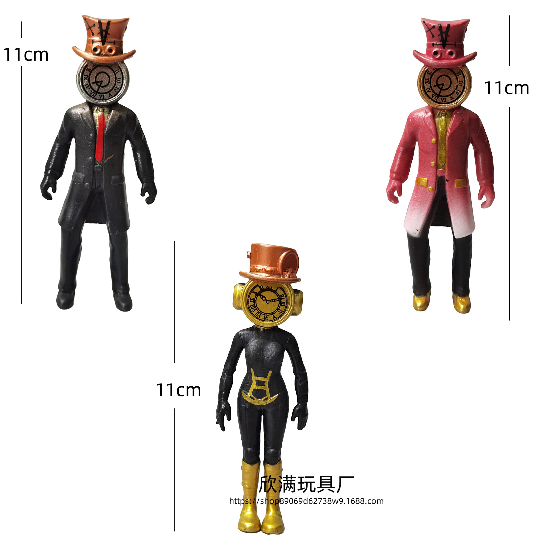 (2개) 국경 3 세대 화장실 핸드 런 모니터 인형 카메라 게임 장식품 16 백 560G