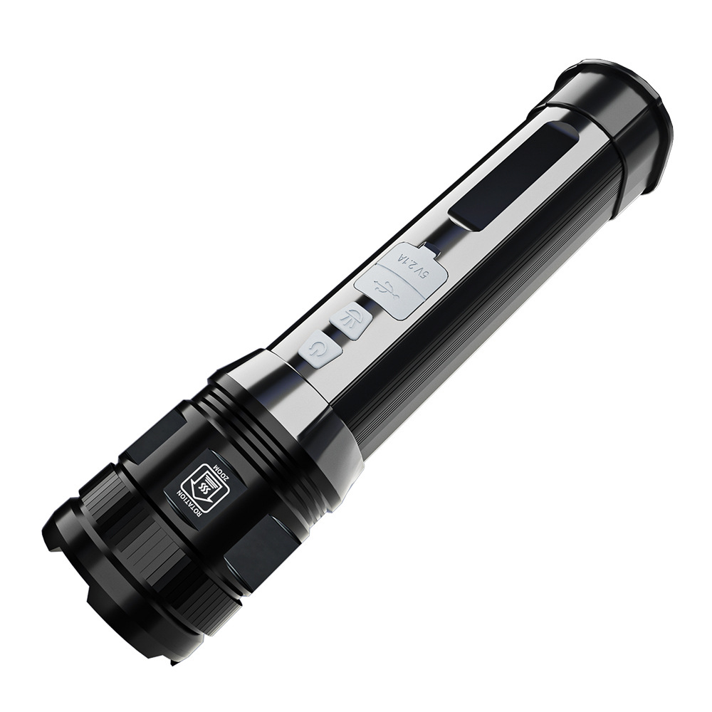 Nueva linterna transfronteriza portátil multifuncional al aire libre súper iluminación de largo alcance brillante luz de emergencia impermeable luz de trabajo