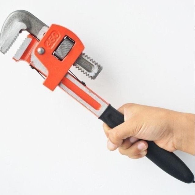 英式管钳厂家销售定牌重型英式管子钳轻型英式管钳扳手全锻英制管