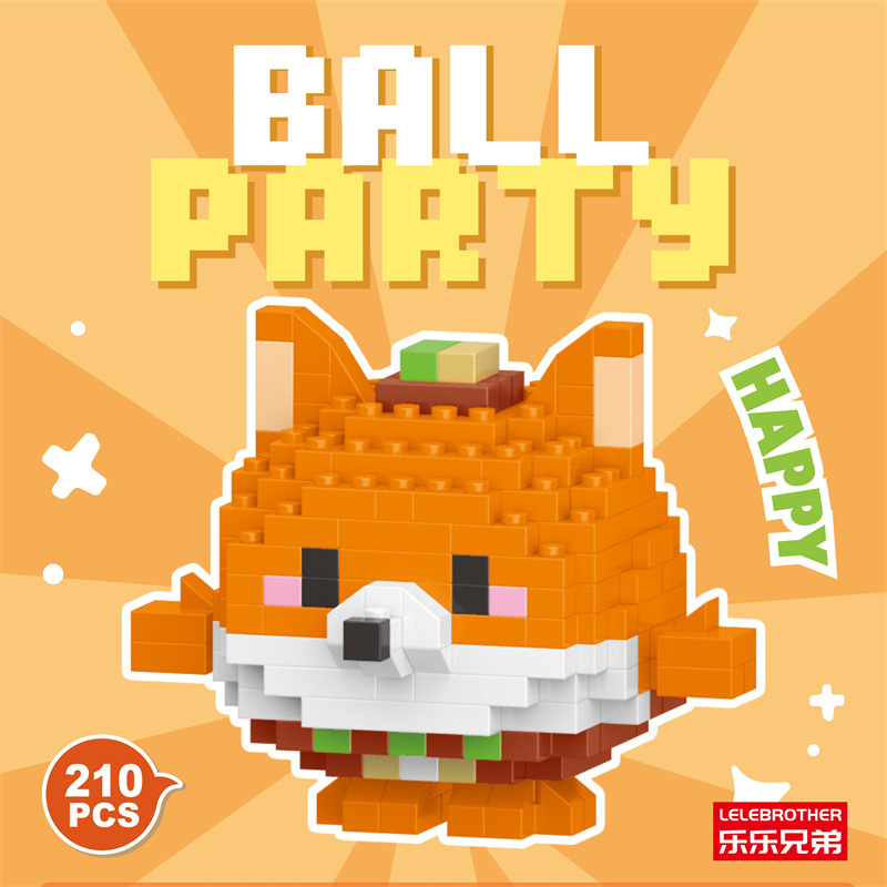 Venta al por mayor transfronteriza Lele Brothers ensamblado partículas pequeñas bloques de construcción de rompecabezas juguetes mini rompecabezas tridimensionales para niños micropartículas