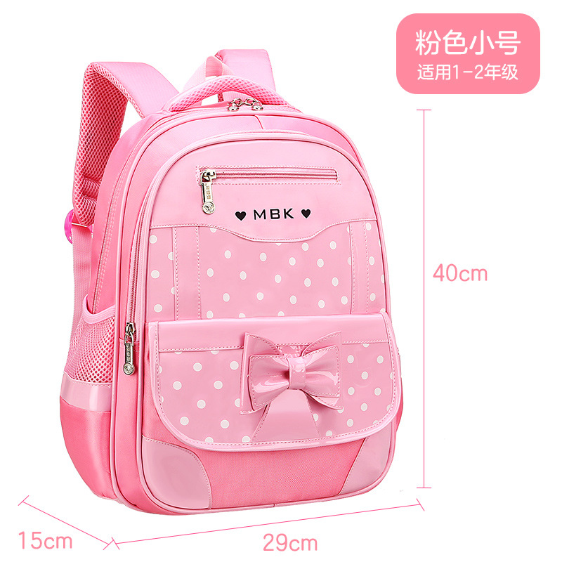 Mochila coreana para estudiantes de primaria de onda 1 - 3 - 5 - 6 grados varilla de tracción para niños 6 - 9 - 12 años mochila de hombro para reducir la carga