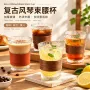 家用日式隔热透明水杯套