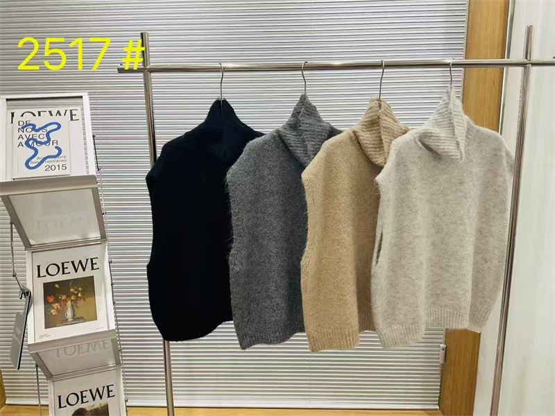韩系宽松大版针织马甲女2025秋冬新款叠穿高领无袖大码毛衣背心潮|undefined
