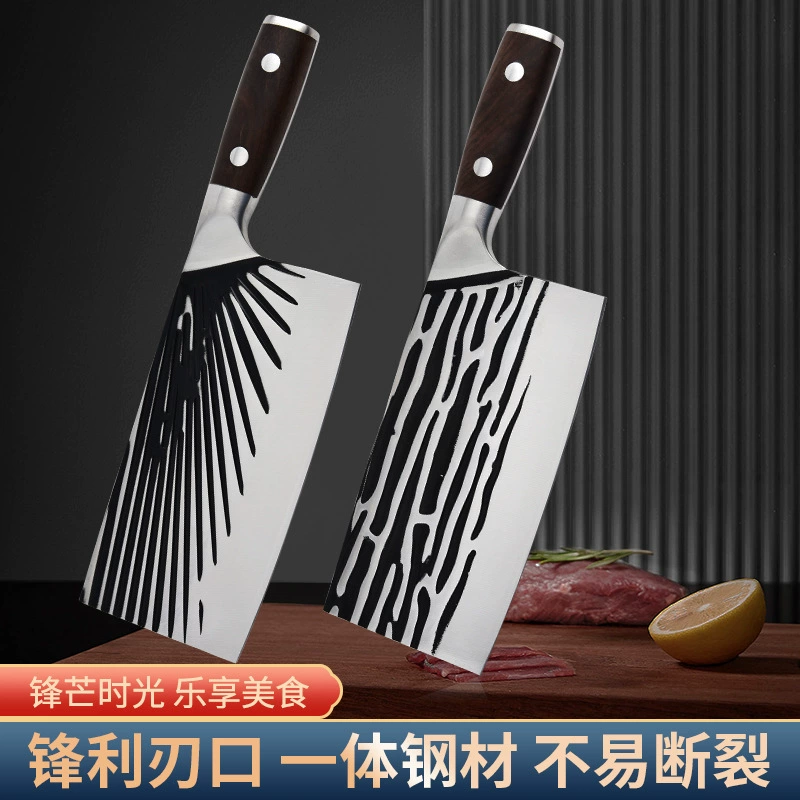 Кухонный нож из нержавеющей стали для Yangjiang, острый и резной, двусторонний резци, разделение костей, специальный кухонный нож для женщин