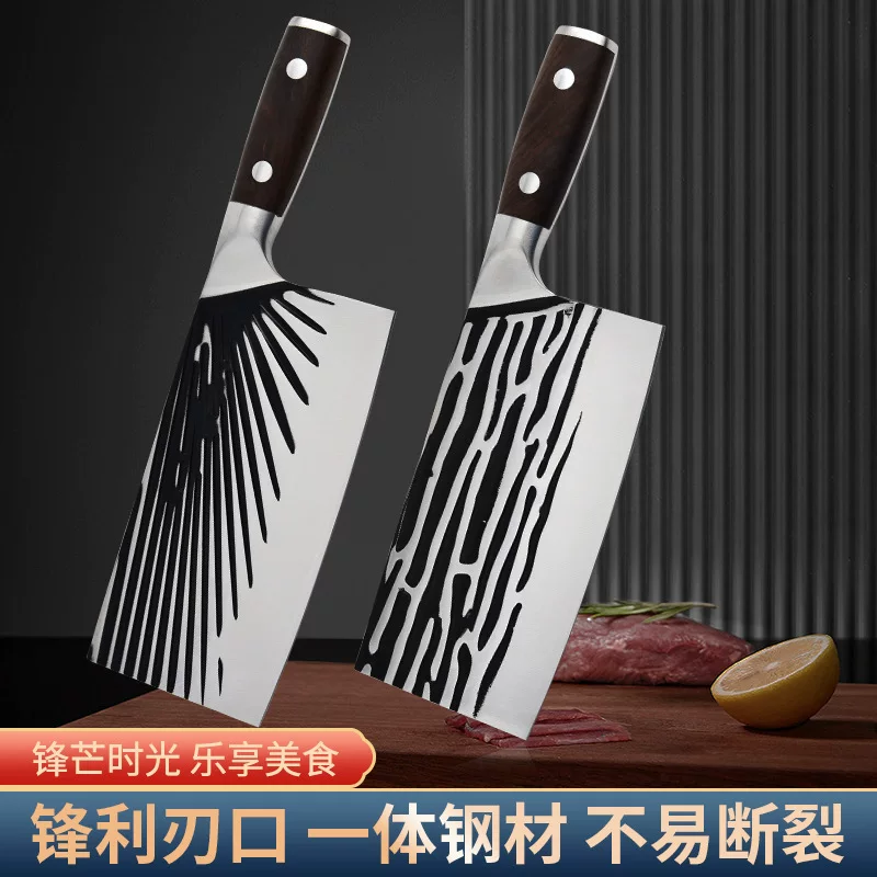 Кухонный нож из нержавеющей стали для Yangjiang, острый и резной, двусторонний резци, разделение костей, специальный кухонный нож для женщин