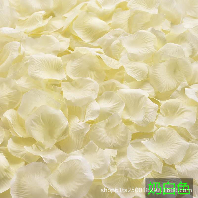 模擬バラの花びら、結婚式の告白、手振り花、バレンタインデーのプロポーズ、ロマンチックな結婚式の部屋の装飾用品|undefined