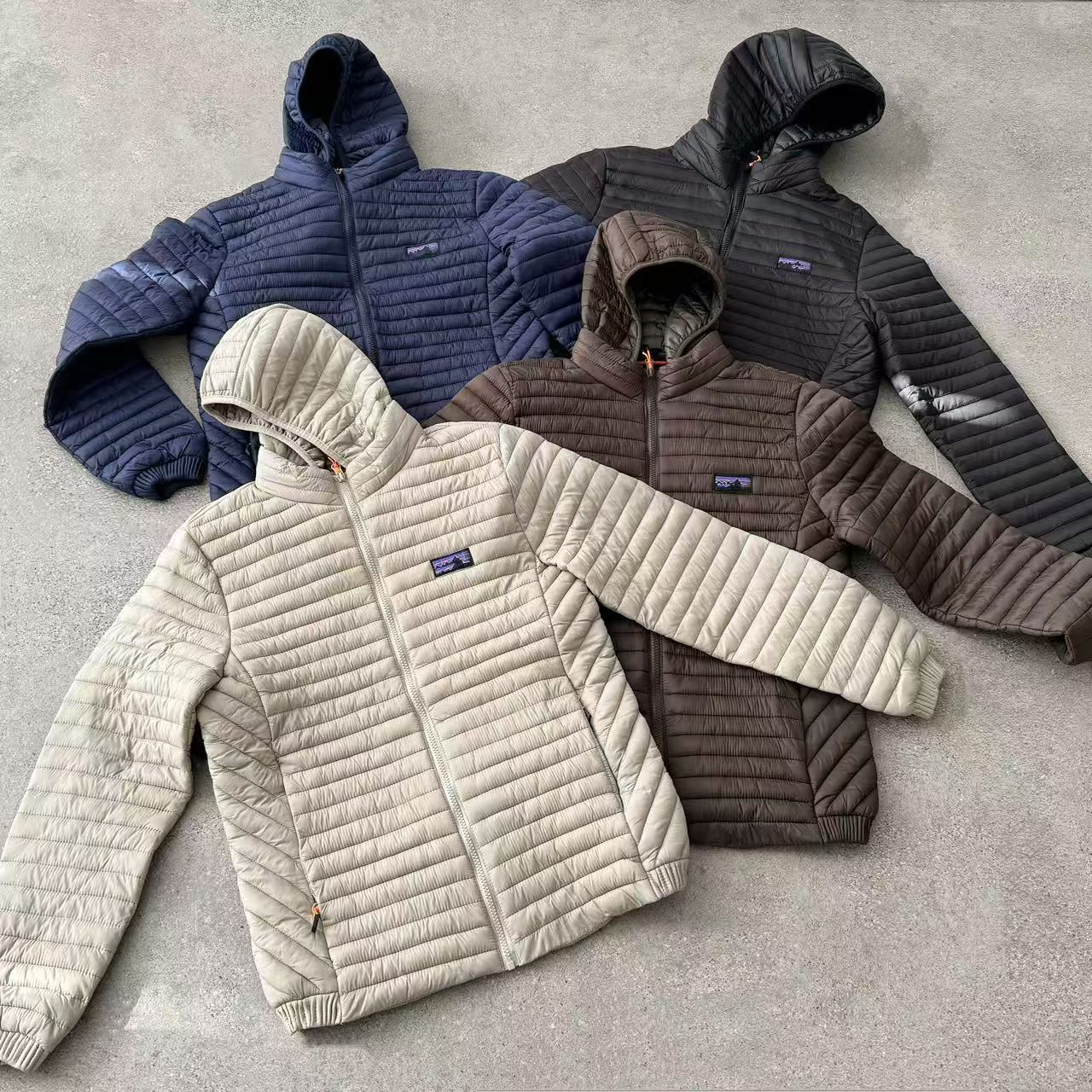 Spot 24 otoño e invierno ocio al aire libre, costillas ligeras y cálidas, chaqueta de algodón, chaqueta con capucha ligera y cómoda, chaqueta de algodón para hombres y mujeres