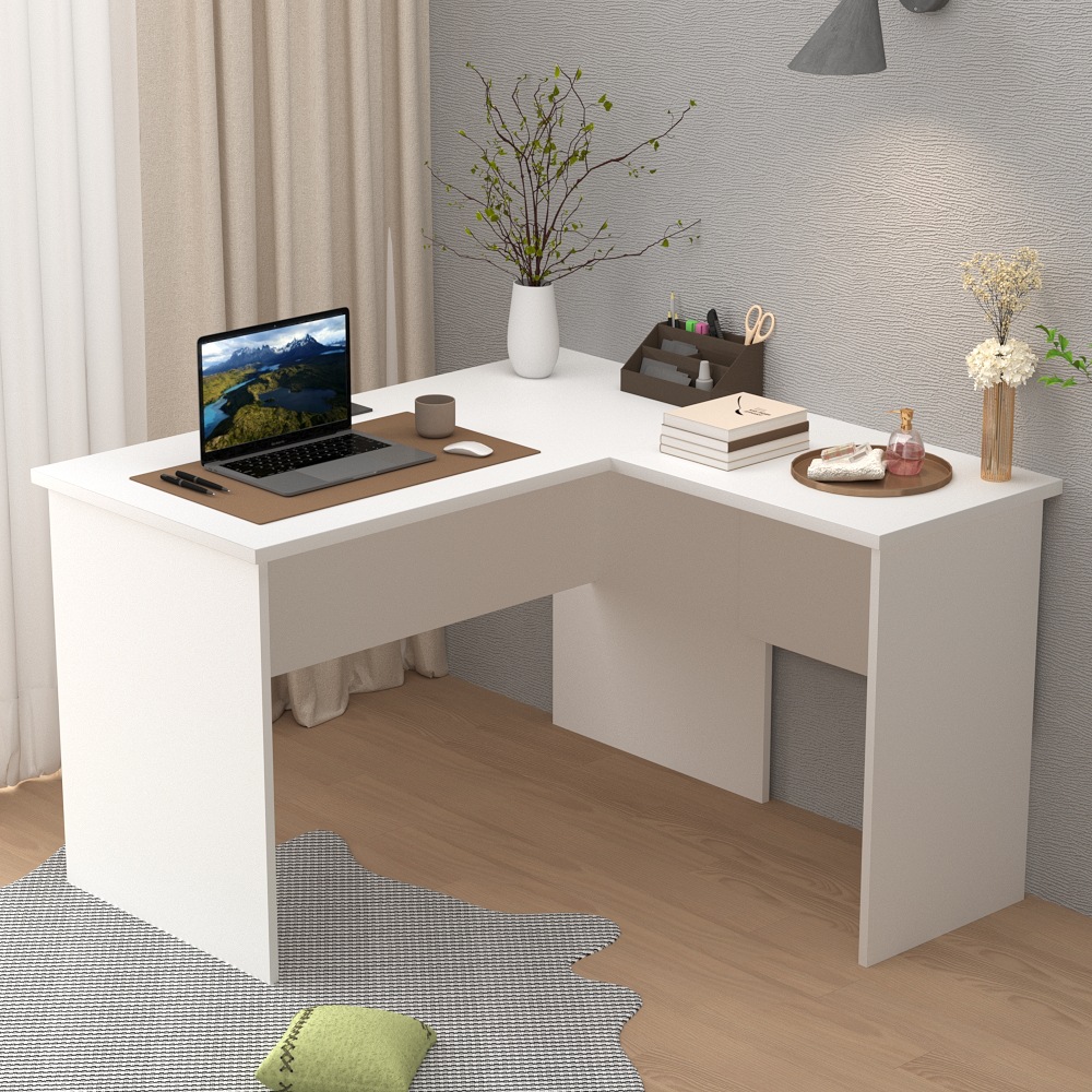 Esquina transfronteriza escritorio de escritorio comercial dormitorio escritorio de escritorio doméstico escritorio en forma de L escritorio de escritorio de computadora de esquina al por mayor