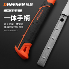 Green forest octagonal hammer solid conjoined large hammer hammer hand hammer construction site masonry hammer head tool large wall smashing