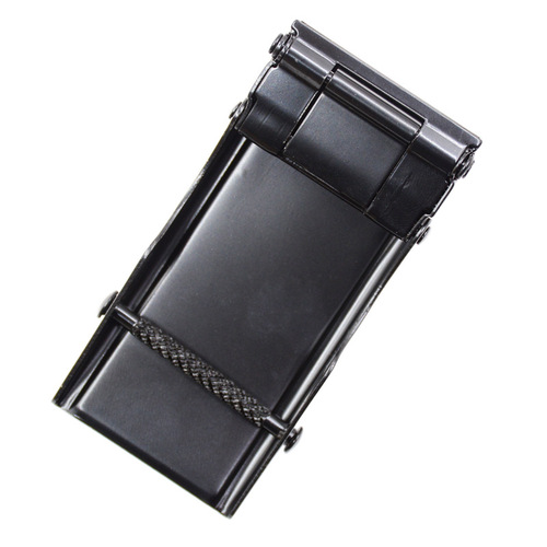 Roller toothless buckle head smooth plate smooth belt roller men's patch electrophoresis fashion brand middle-aged and elderly belt buckle