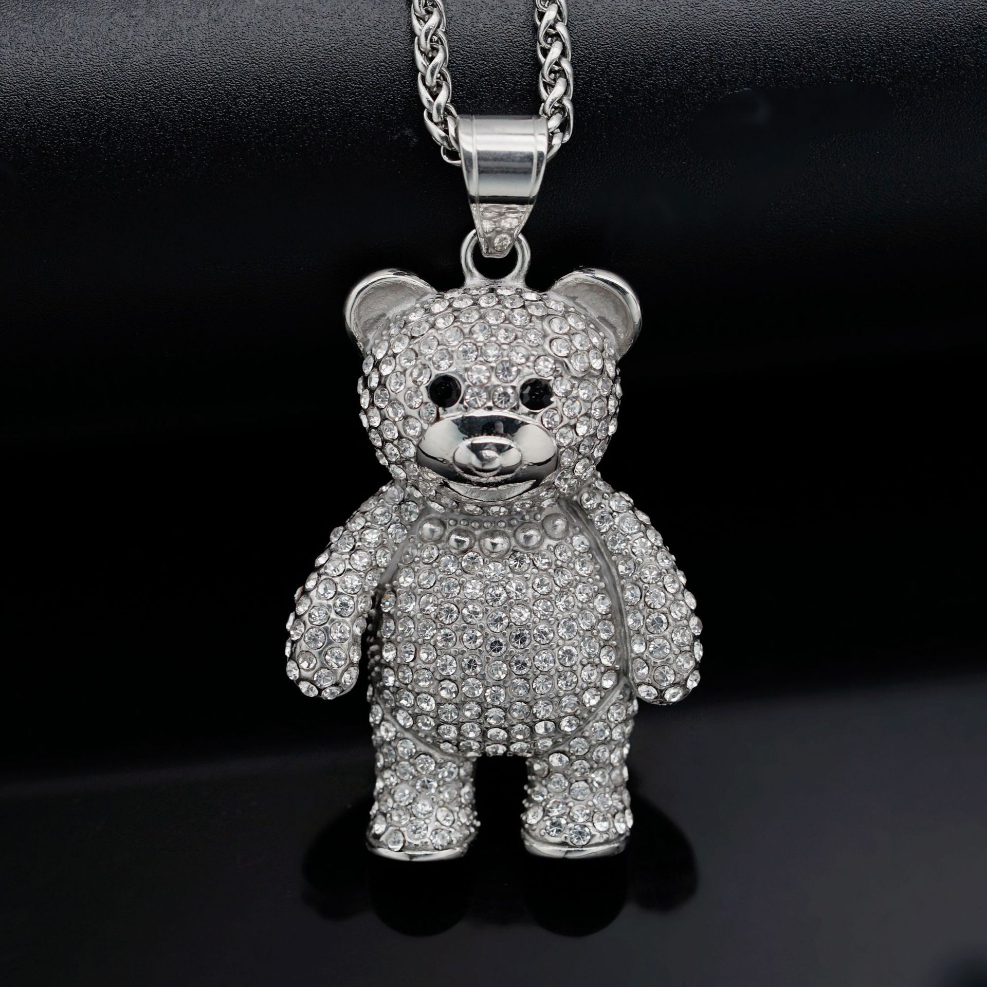 DIY Jewelry Accessories Classification 1 Piece 316 Stainless Steel Bear Pendant