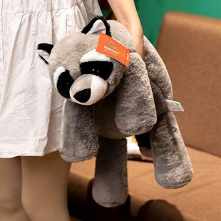 Factory Direct Sales of Wulula Fox, Crocodile, Raccoon Plush Toys, Super Soft, Large Quantity, Discount, Lazy and Super Cute