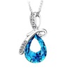 Trend accessory, crystal pendant, necklace, chain, Japanese and Korean, wholesale